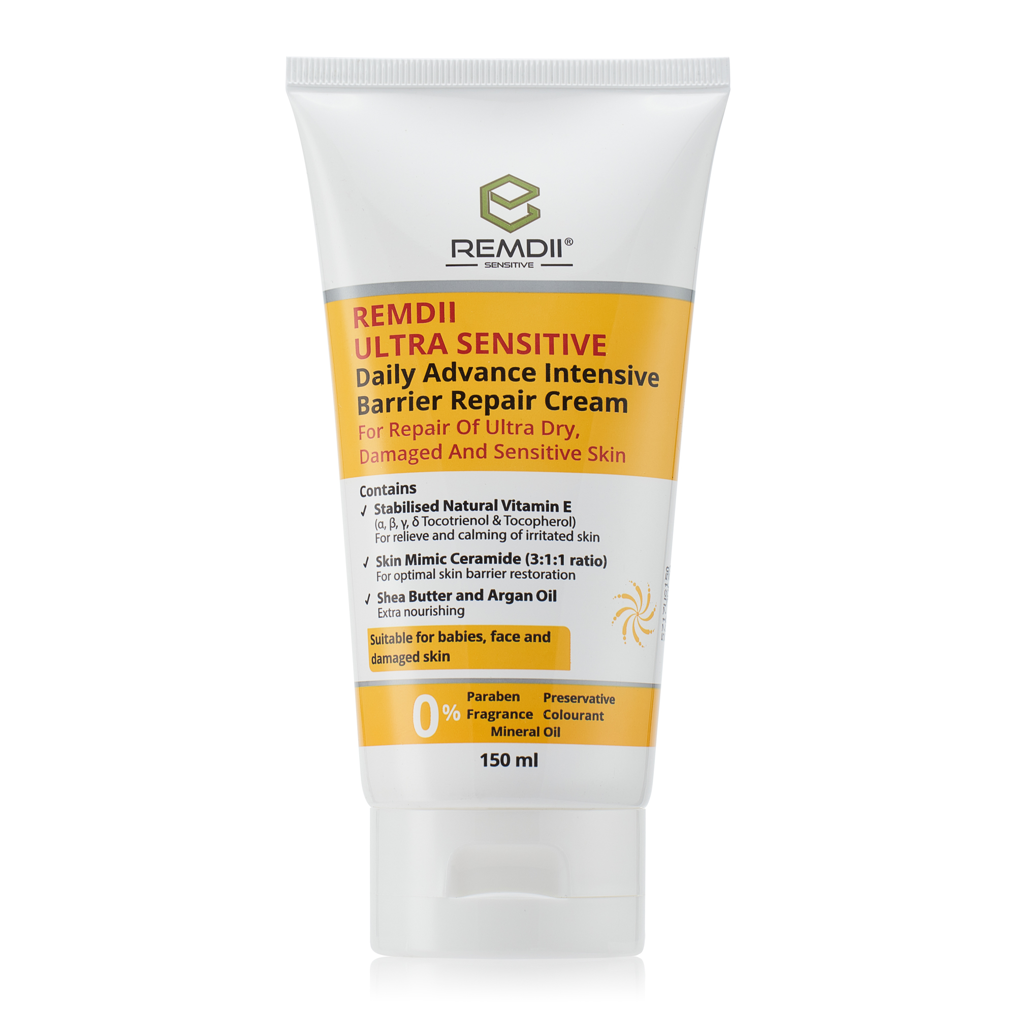 REMDII ULTRA SENSITIVE DAILY ADVANCE INTENSIVE BARRIER REPAIR CREAM 150ML