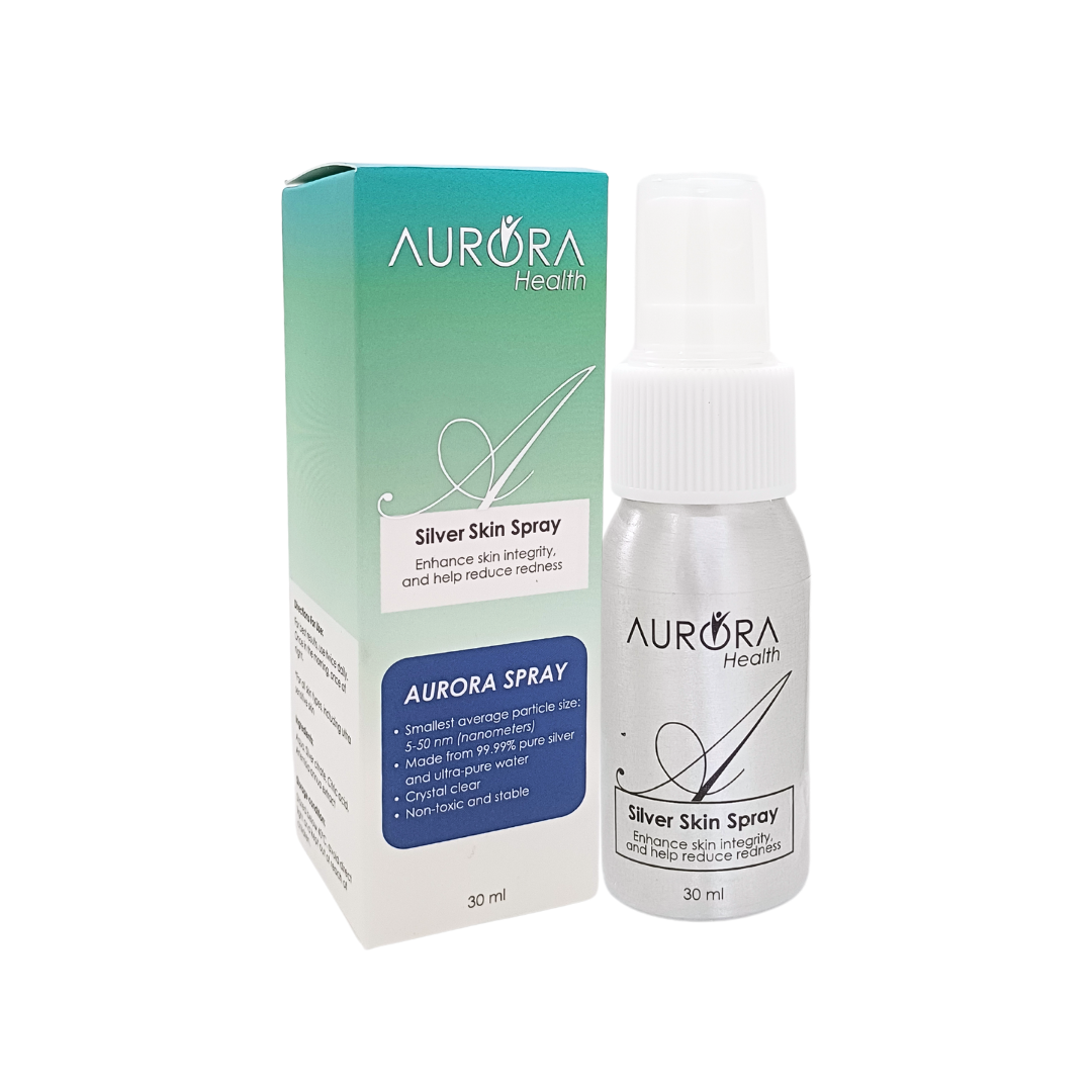 AURORA SILVER SKIN SPRAY 30ML FRONT