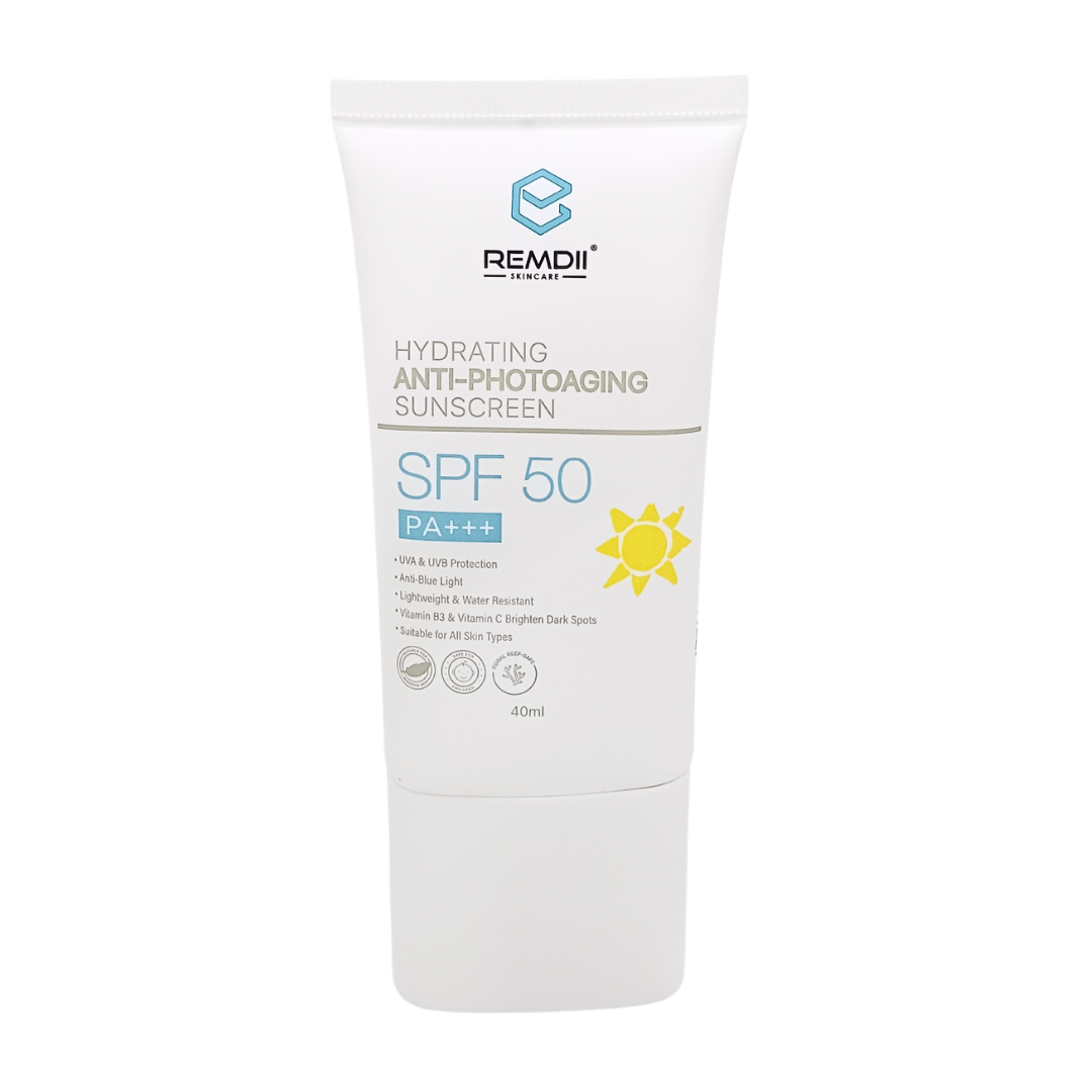 REMDII HYDRATING ANTI-PHOTOAGING SUNSCREEN 40ML FRONT